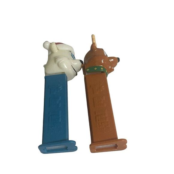 Vintage Christmas Pez Featuring Icee Polar Bear Reindeer 2002 RARE - Picture 2 of 11